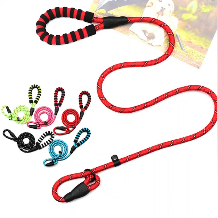 Nylon Rope Slip Lead With Foam Handle