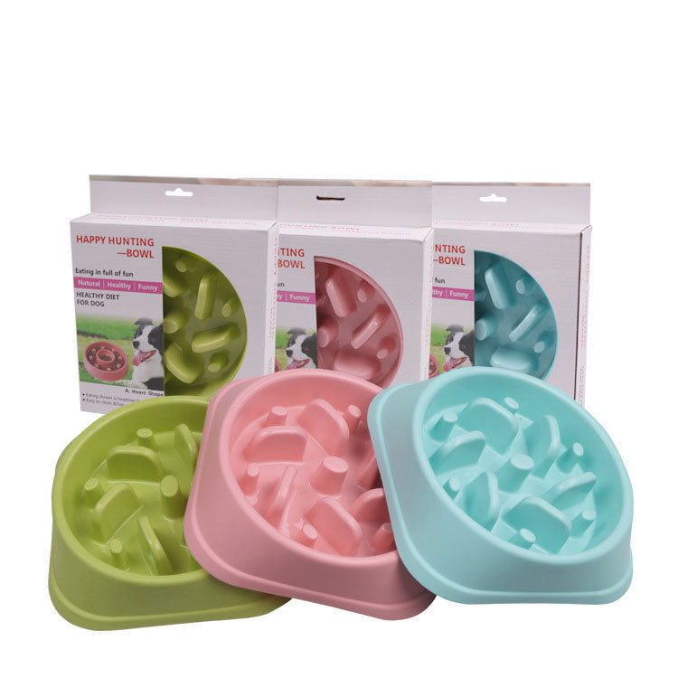 Slow Feeder Eco Friendly Pet Food Bowl Multiple Shape