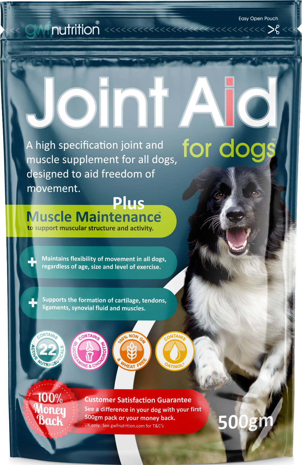 GWF Joint Aid Dogs 250g/500g Supplement Arthritis Healthly Joints + Glucosamine