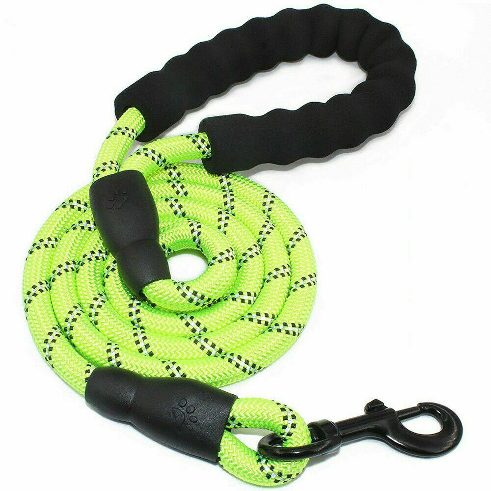 Rope Dog Lead Ideal For Medium And Large Dogs - Soft Grip Handle