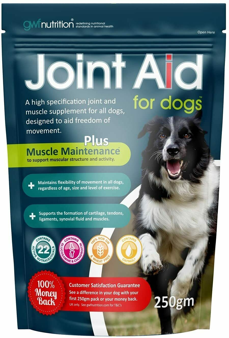 GWF Joint Aid Dogs 250g/500g Supplement Arthritis Healthly Joints + Glucosamine